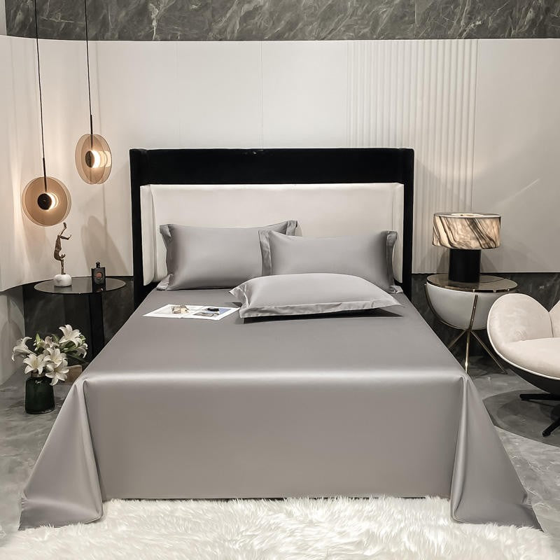 Vienna Flat Bed Sheet Gray