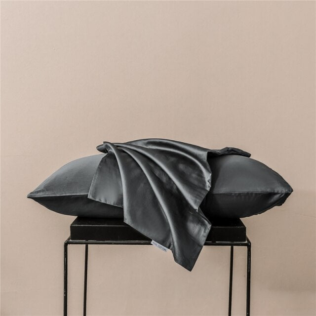 Blossom Pillowcases Charcoal