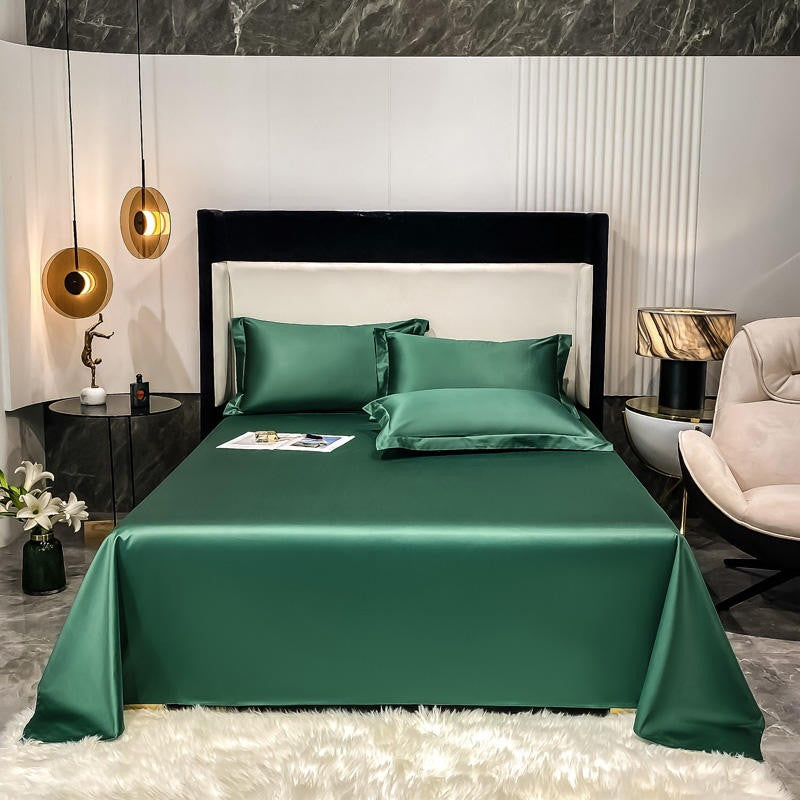 Vienna Flat Bed Sheet Emerald