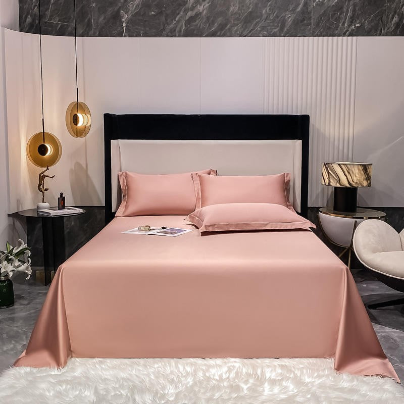 Vienna Flat Bed Sheet Pink