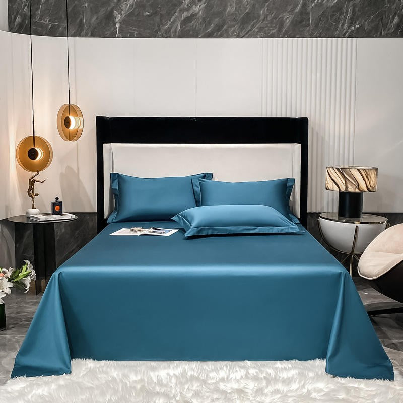 Vienna Flat Bed Sheet Blue